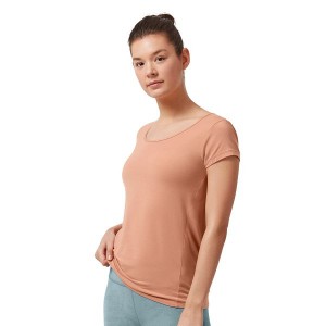 Apricot Women's On Running Active-T Breathe T Shirts | 3706519_PH