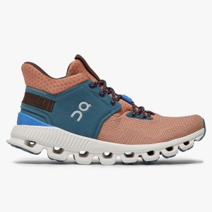 Apricot Women's On Running Cloud Hi Edge Sneakers | 628714_PH