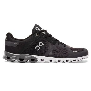 Black Men's On Running Cloudflow 2 Road Running Shoes | 8352079_PH