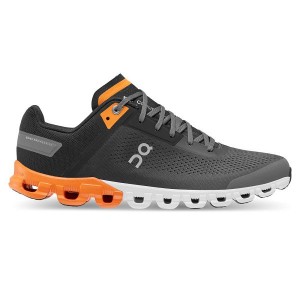 Black Men's On Running Cloudflow Road Running Shoes | 5967814_PH