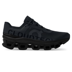 Black Men's On Running Cloudmonster Road Running Shoes | 3095247_PH