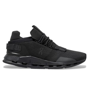 Black Men's On Running Cloudnova Sneakers | 4207136_PH