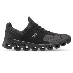 Black Men's On Running Cloudswift Road Running Shoes | 8239715_PH