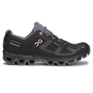 Black Men's On Running Cloudventure Waterproof 2 Trail Running Shoes | 7182690_PH