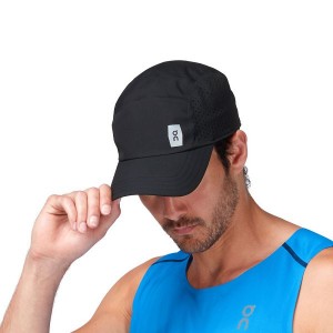 Black Men's On Running Lightweight Caps | 1796328_PH