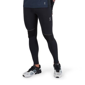 Black Men's On Running Long 2 Tights | 8691053_PH