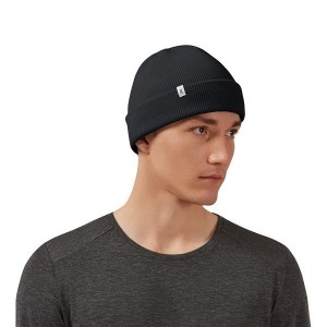 Black Men's On Running Merino Beanie | 7695128_PH