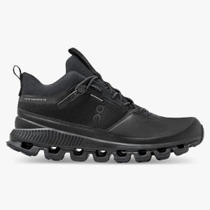 Black Women's On Running Cloud Hi Waterproof Sneakers | 3406812_PH