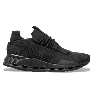 Black Women's On Running Cloudnova Sneakers | 1432850_PH