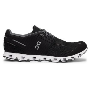 Black / White Men's On Running Cloud 2 Sneakers | 735621_PH