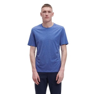 Blue Men's On Running Active-T T Shirts | 3785041_PH