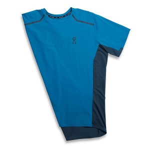 Blue Men's On Running Performance-T 1 T Shirts | 3097458_PH