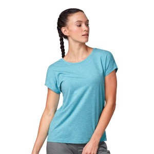 Blue Women's On Running Comfort-T 2 T Shirts | 354829_PH