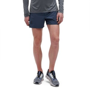 Blue / Black Men's On Running 5" Lightweight Shorts | 147659_PH