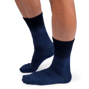 Blue / Black Men's On Running All-Day Socks | 2931457_PH