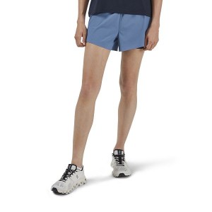 Blue / Black Women's On Running Running 3 Shorts | 2135648_PH