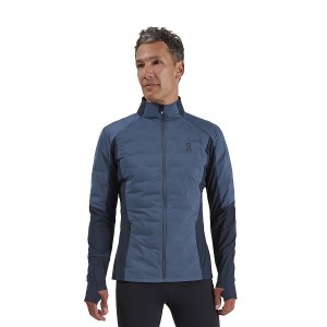 Blue / Navy Men's On Running Climate Jackets | 1629748_PH