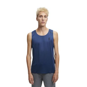 Blue / Navy Men's On Running Tank-T Tanks | 3489061_PH