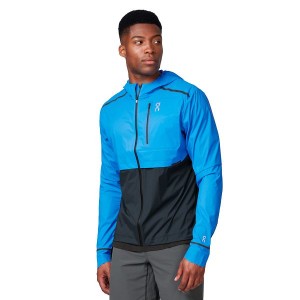 Blue / Navy Men's On Running Weather Jackets | 1938256_PH