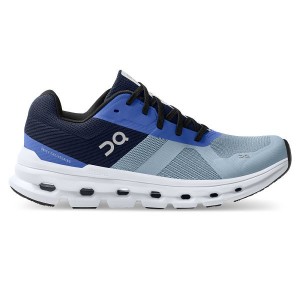 Blue / Navy Women's On Running Cloudrunner Road Running Shoes | 7431602_PH