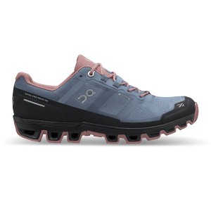 Blue / Rose Women's On Running Cloudventure Waterproof 2 Trail Running Shoes | 184765_PH