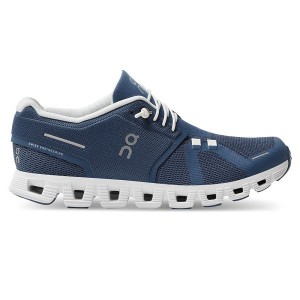 Blue / White Women's On Running Cloud 5 Sneakers | 6184025_PH