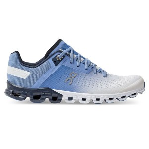 Blue / White Women's On Running Cloudflow Road Running Shoes | 5384196_PH