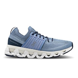 Blue / White Women's On Running Cloudswift 3 Road Running Shoes | 6934085_PH