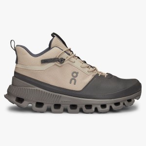 Brown Women's On Running Cloud Hi Sneakers | 8705631_PH