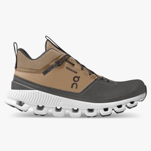 Brown Women's On Running Cloud Hi Waterproof Sneakers | 1492763_PH