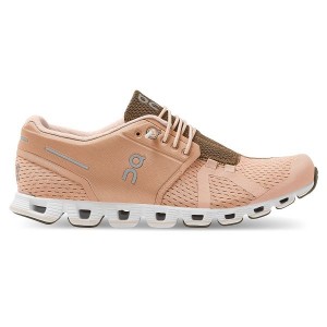 Brown / Rose / Camo Women's On Running Cloud 2 Sneakers | 184629_PH