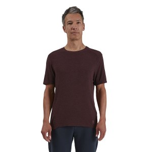 Burgundy Men's On Running Active-T T Shirts | 193685_PH