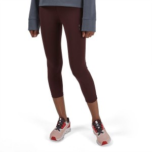 Burgundy Women's On Running Active Pants | 1320954_PH