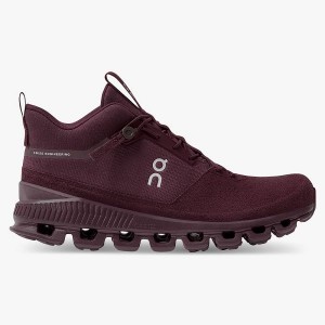 Burgundy Women's On Running Cloud Hi Sneakers | 4963287_PH