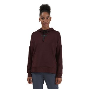 Burgundy Women's On Running Hoodie 2 Hoodies | 1540296_PH