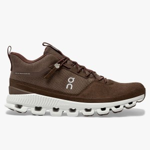 Chocolate Men's On Running Cloud Hi Sneakers | 6250814_PH