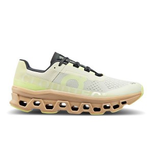 Cream Men's On Running Cloudmonster Road Running Shoes | 491267_PH