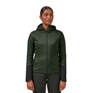 Dark Green / Black Women's On Running Insulator Jackets | 2913658_PH