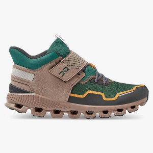 Green Men's On Running Cloud Hi Edge Defy Sneakers | 5983641_PH