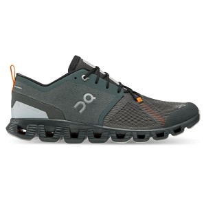 Green Men's On Running Cloud X 3 Shift Sneakers | 4356901_PH