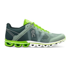 Green Men's On Running Cloudflow 1 Road Running Shoes | 8092357_PH