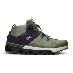 Green Men's On Running Cloudtrax Hiking Boots | 9726810_PH