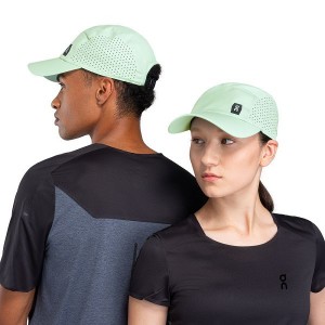 Green Men's On Running Lightweight Caps | 6851734_PH