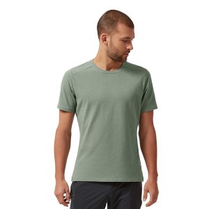 Green Men's On Running On-T 1 T Shirts | 1543067_PH