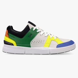 Green Men's On Running THE ROGER Clubhouse Sneakers | 2658304_PH