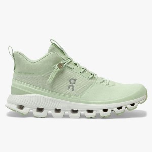 Green Women's On Running Cloud Hi Sneakers | 1062384_PH