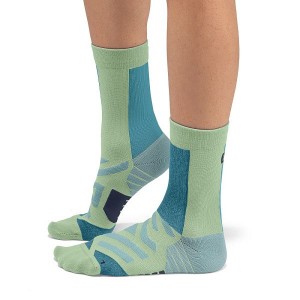 Green Women's On Running Performance High Socks | 1693240_PH