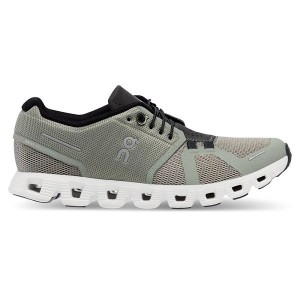 Green / Grey Women's On Running Cloud 5 Sneakers | 165342_PH