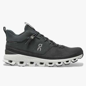 Grey Men's On Running Cloud Hi Sneakers | 8023756_PH