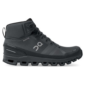 Grey Men's On Running Cloudrock Waterproof Hiking Boots | 1542038_PH